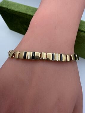 Vintage Gold Tone Monet Bracelet Link Bracelet